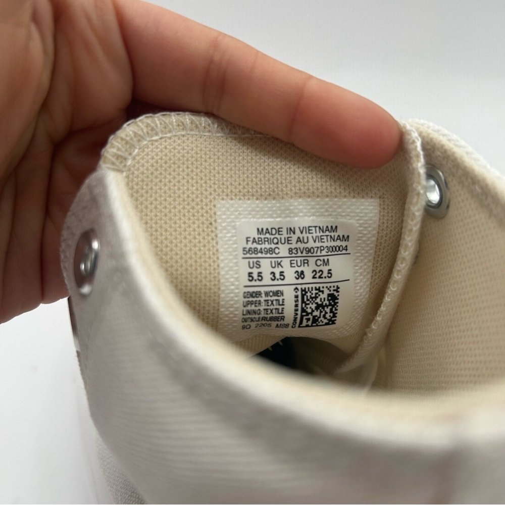 New Women’s Converse All Star Chuck Taylor White 5.5 US - Picture 16 of 16